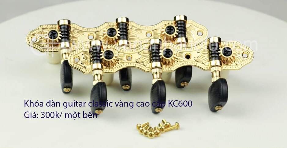 Khóa đàn guitar classic vàng cao cấp KC600