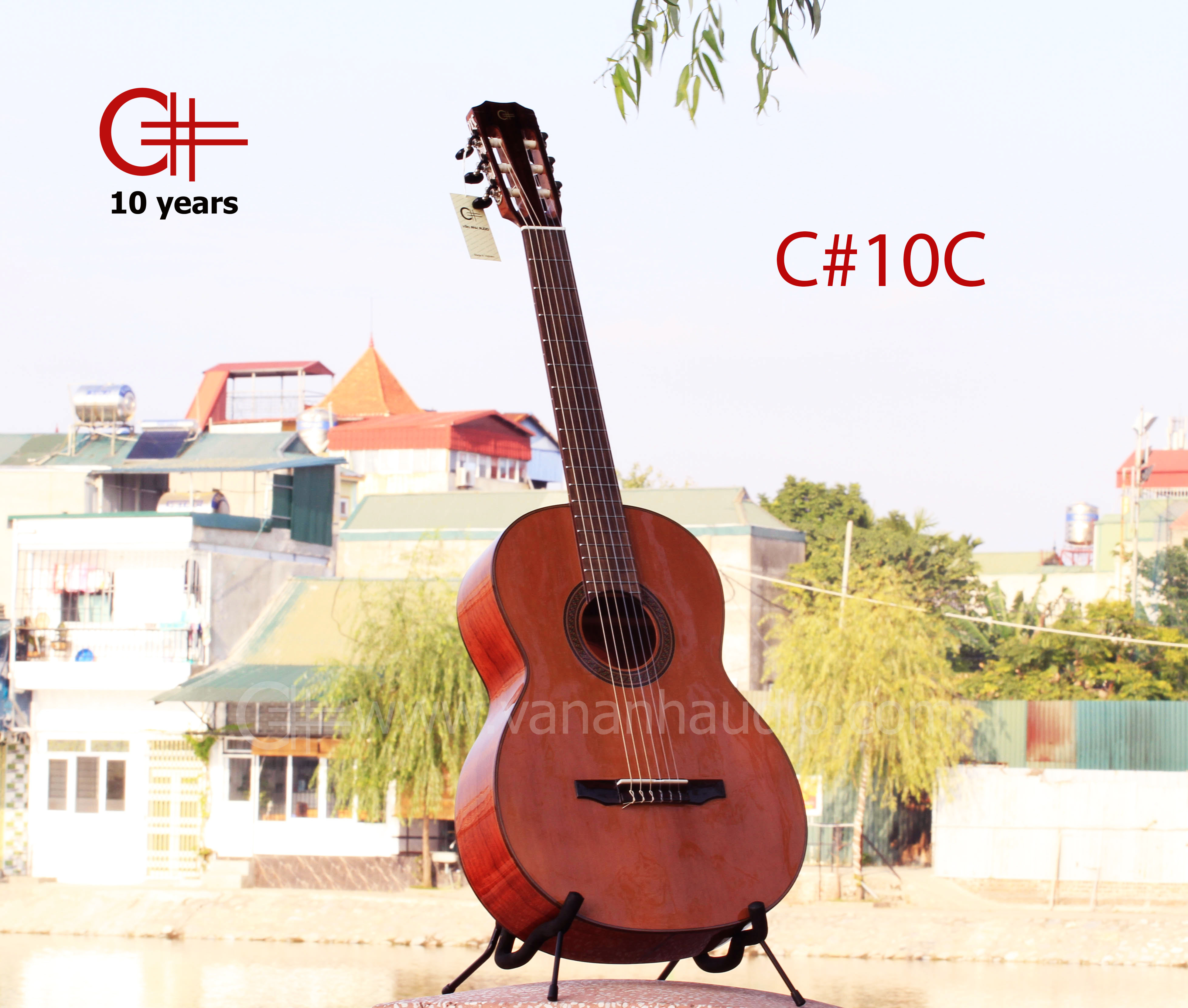 Đàn guitar classic C#10C gắn EQ-Metb12