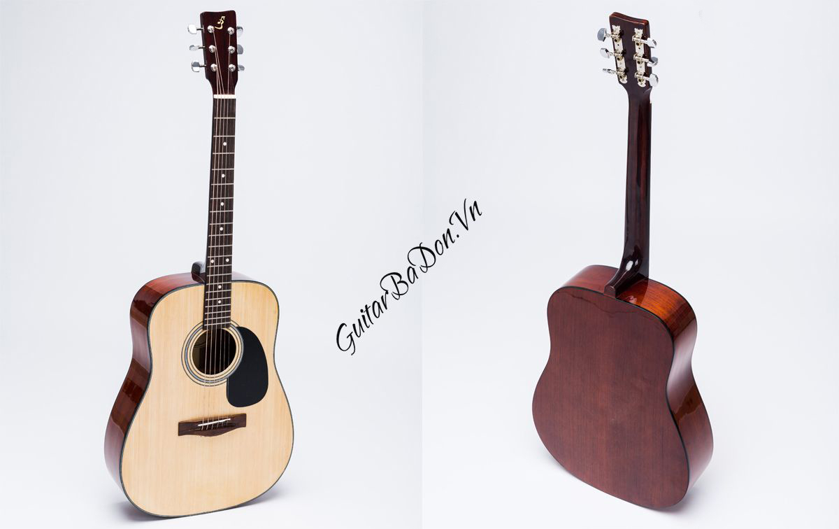 Đàn guitar acoustic Ba Đờn D-100