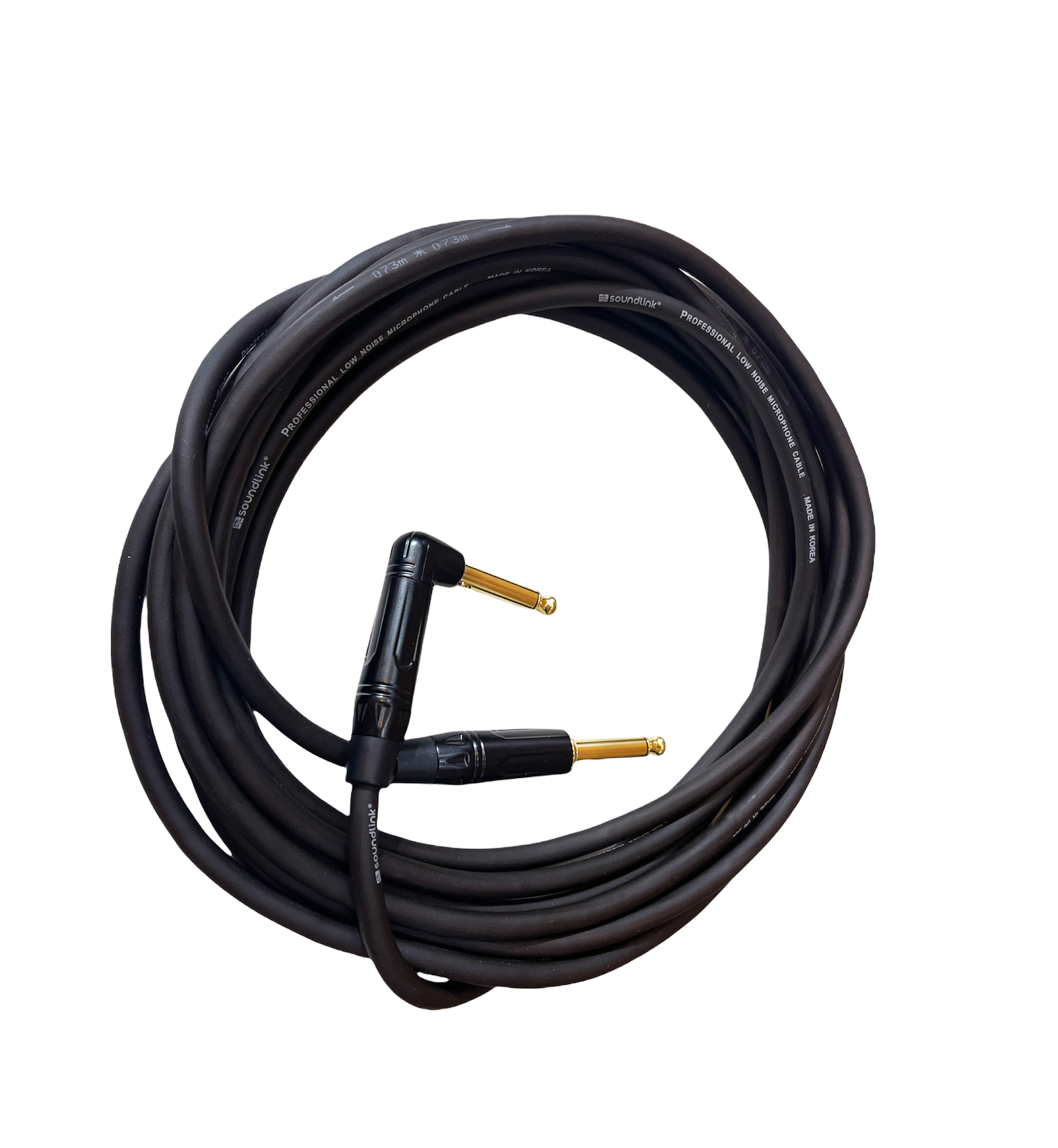 Dây cáp guitar 5m Hàn Quốc có trang bị đầu jack chống nổ. Dây cáp guitar 5m Hàn Quốc có trang bị đầu jack chống nổ.