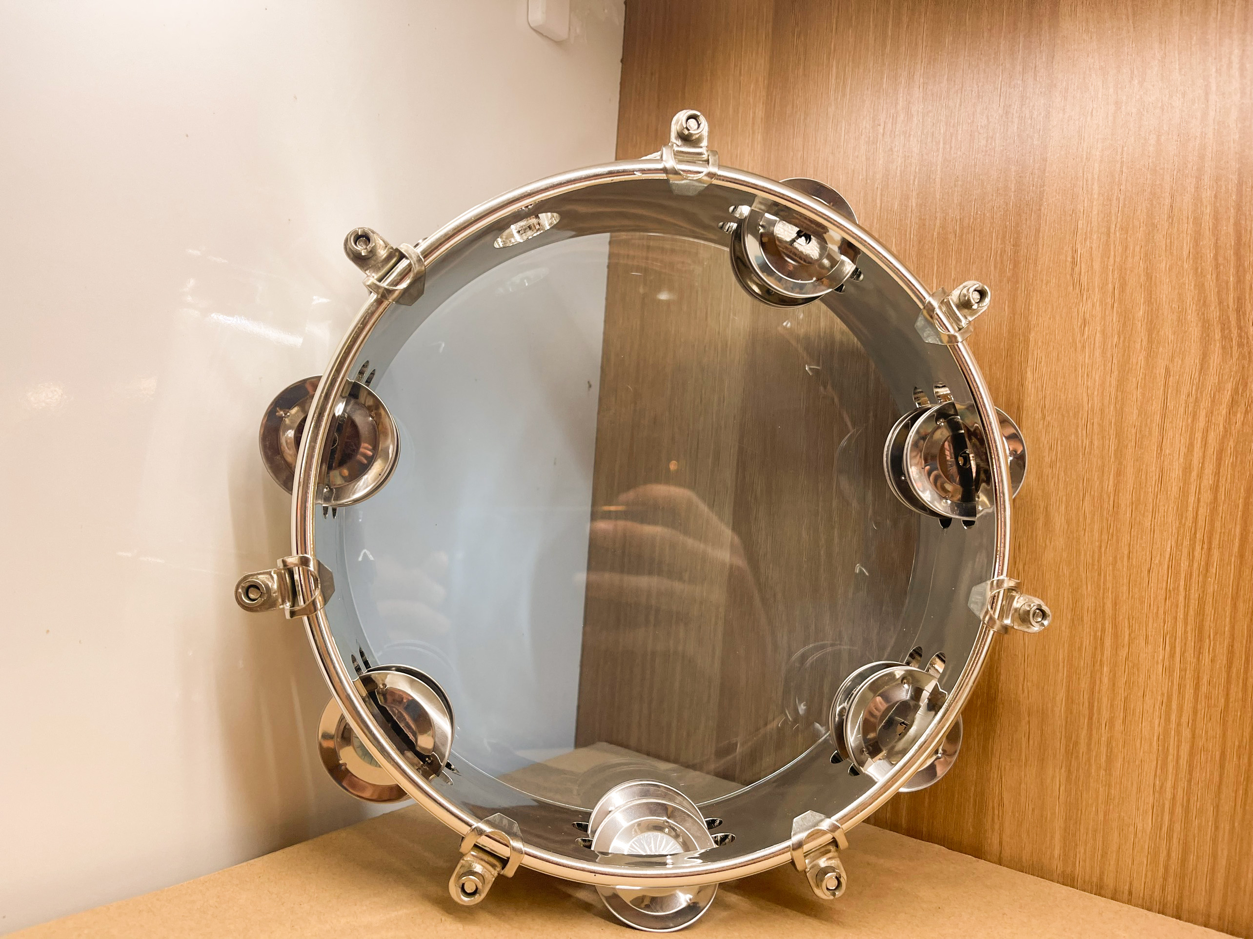Trống Lắc Tay - Tambourine Mạ Xi Trống Lắc Tay - Tambourine Mạ Xi